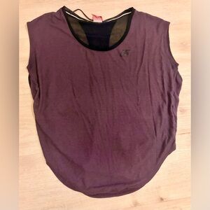 Nike Women's Purple Sleeveless Racerback Tee